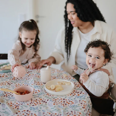 Kit de Colheres Infantil Mushie Ivory - Projetado Para Mãos Pequenas
